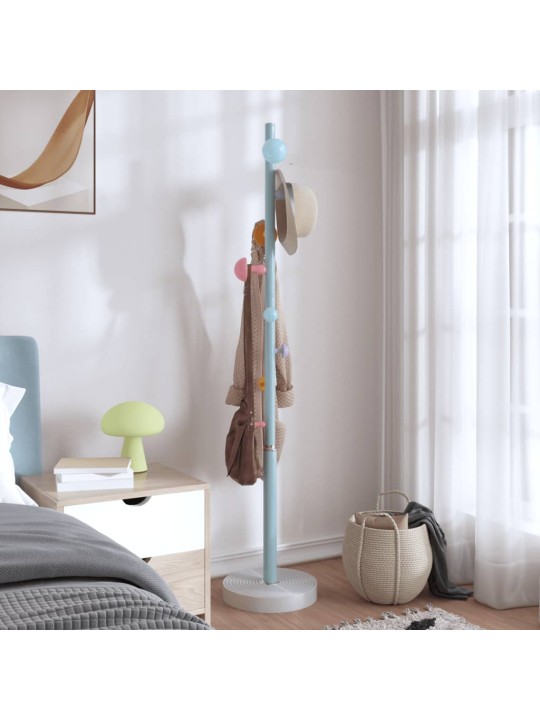 Stojan na kabáty modrý 172 cm práškově lakované železo