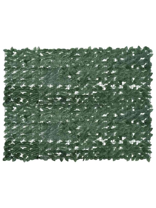 Balkonová zástěna s tmavě zelenými listy 200 x 150 cm