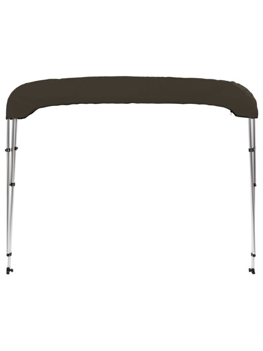 Bimini stříška se 3 oblouky černá 183x160x137 cm