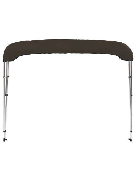 Bimini stříška se 3 oblouky černá 183x180x137 cm