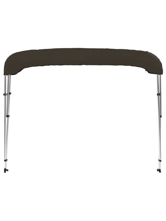 Bimini stříška se 3 oblouky černá 183x196x137 cm