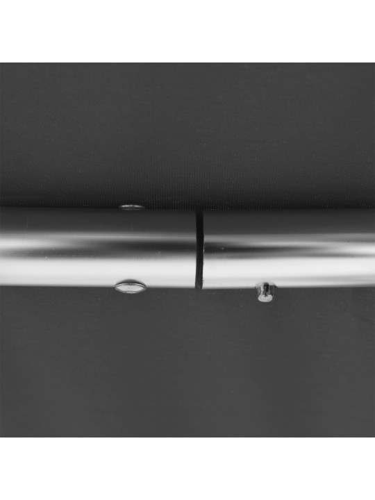 Bimini stříška se 4 oblouky šedá 243x210x137 cm