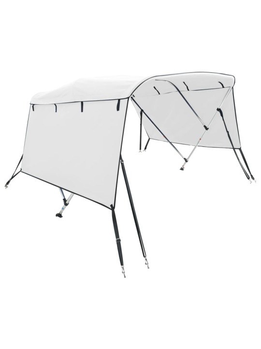 Bimini stříška se 3 oblouky a bočnicemi 183x(137–152)x137 cm