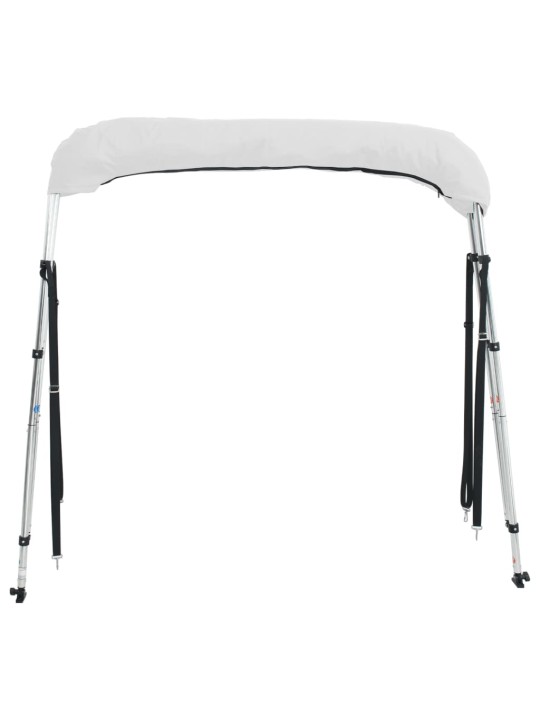 Bimini stříška se 3 oblouky a bočnicemi 183x(137–152)x137 cm