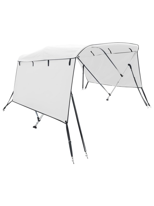 Bimini stříška se 3 oblouky a bočnicemi 183x(154–167)x137 cm
