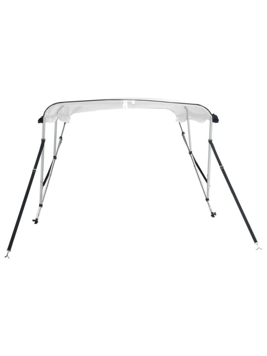 Bimini stříška se 3 oblouky a bočnicemi 183x(154–167)x137 cm