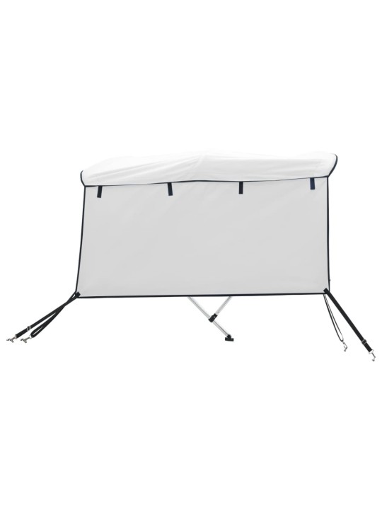 Bimini stříška se 3 oblouky a bočnicemi 183x(154–167)x137 cm