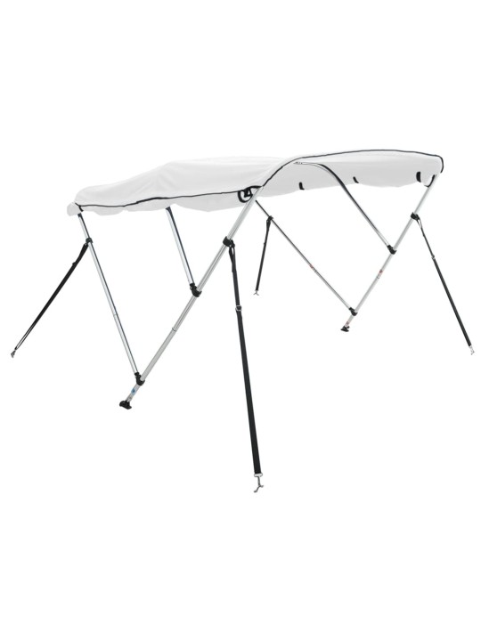 Bimini stříška se 3 oblouky a bočnicemi 183x(170–182)x137 cm