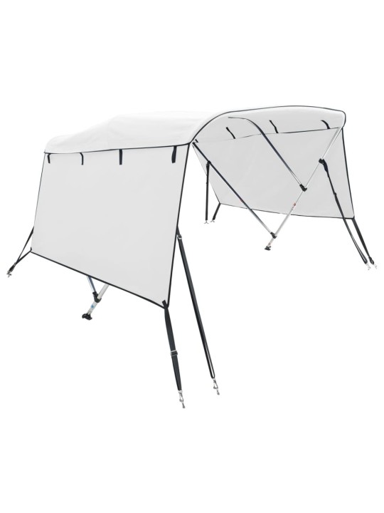 Bimini stříška se 3 oblouky a bočnicemi 183x(185–198)x137 cm