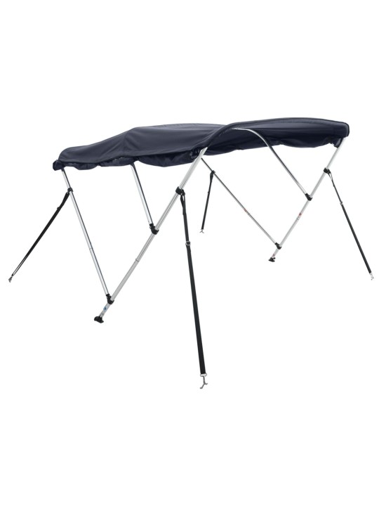 Bimini stříška se 3 oblouky a bočnicemi 183x(137–152)x137 cm