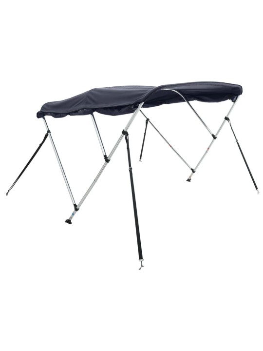 Bimini stříška se 3 oblouky a bočnicemi 183x(154–167)x137 cm