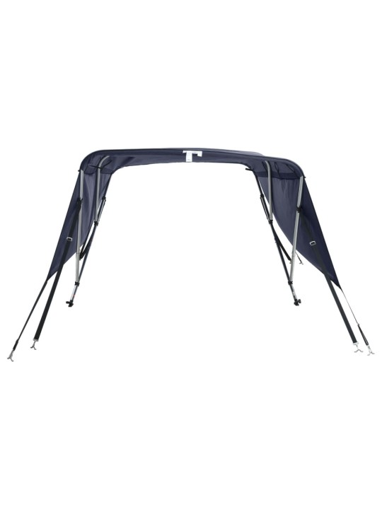 Bimini stříška se 3 oblouky a bočnicemi 183x(154–167)x137 cm