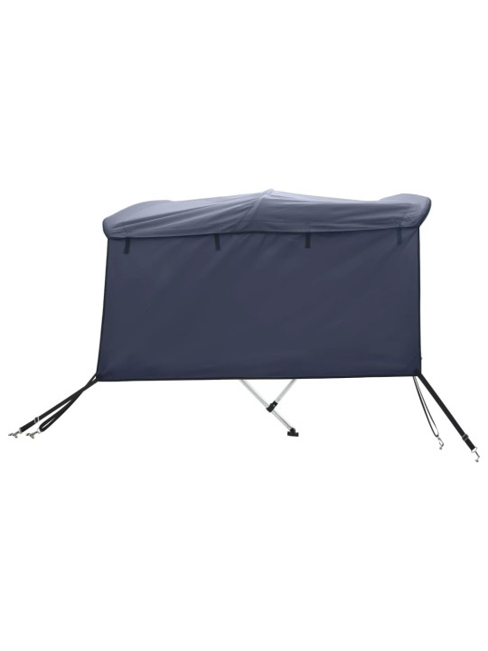 Bimini stříška se 3 oblouky a bočnicemi 183x(154–167)x137 cm