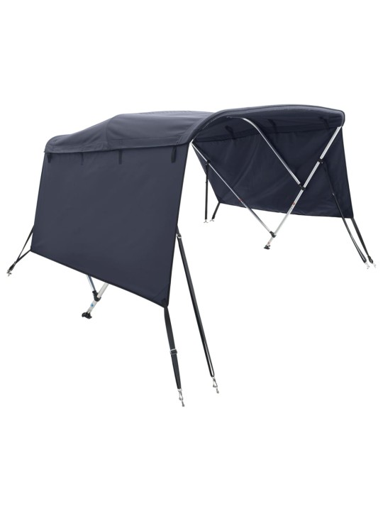 Bimini stříška se 3 oblouky a bočnicemi 183x(170–182)x137 cm