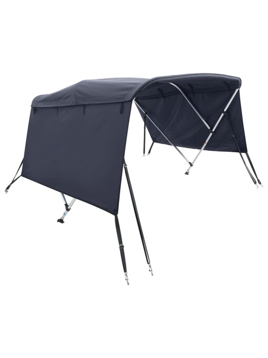 Bimini stříška se 3 oblouky a bočnicemi 183x(185–198)x137 cm