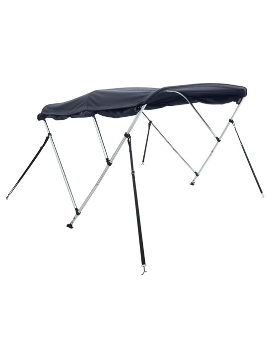 Bimini stříška se 3 oblouky a bočnicemi 183x(185–198)x137 cm