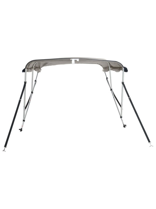 Bimini stříška se 3 oblouky a bočnicemi 183x(137–152)x137 cm