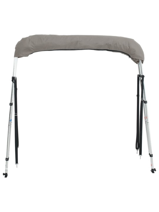 Bimini stříška se 3 oblouky a bočnicemi 183x(137–152)x137 cm