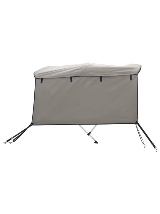 Bimini stříška se 3 oblouky a bočnicemi 183x(154–167)x137 cm