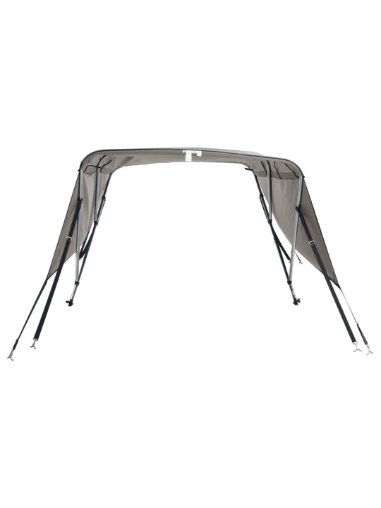 Bimini stříška se 3 oblouky a bočnicemi 183x(170–182)x137 cm