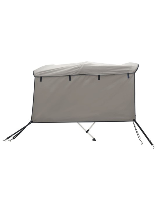 Bimini stříška se 3 oblouky a bočnicemi 183x(170–182)x137 cm