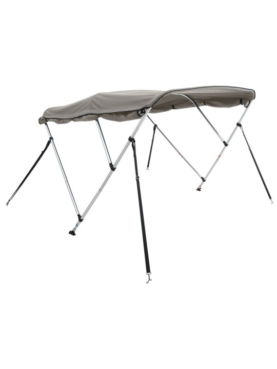 Bimini stříška se 3 oblouky a bočnicemi 183x(185–198)x137 cm