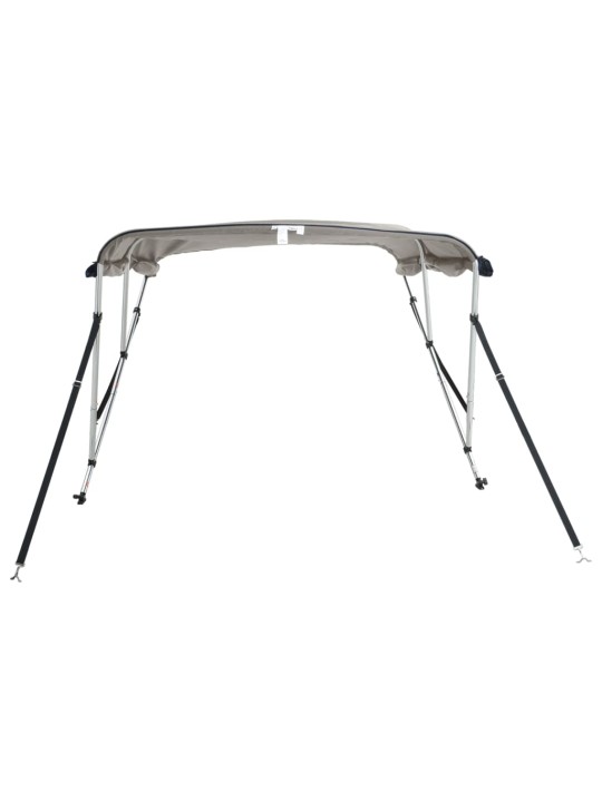 Bimini stříška se 3 oblouky a bočnicemi 183x(185–198)x137 cm