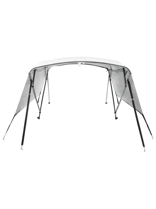 Bimini stříška se 4 oblouky a bočnicemi 243x(185–198)x137 cm