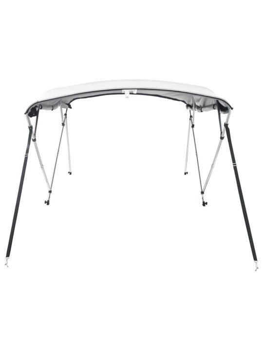 Bimini stříška se 4 oblouky a bočnicemi 243x(185–198)x137 cm