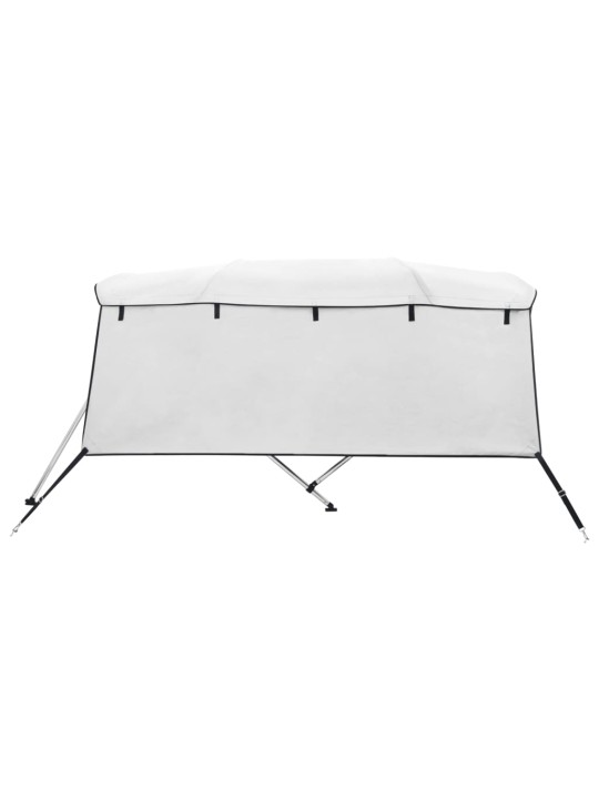 Bimini stříška se 4 oblouky a bočnicemi 243x(185–198)x137 cm