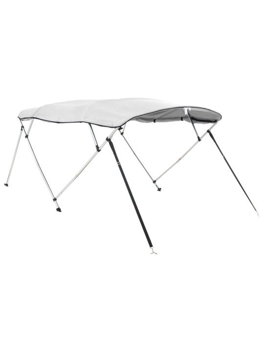 Bimini stříška se 4 oblouky a bočnicemi 243x(200–213)x137 cm