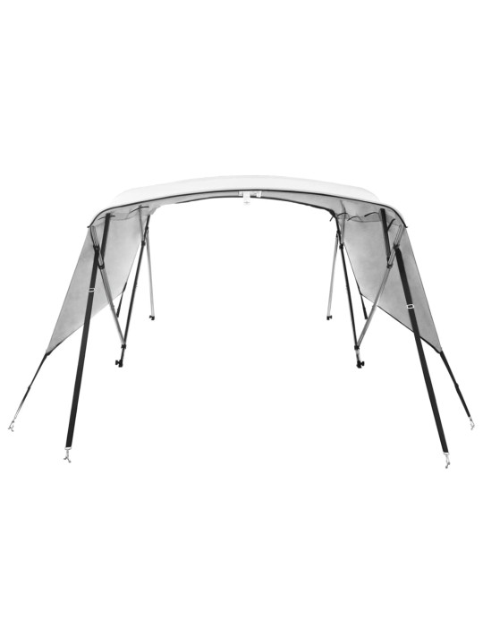 Bimini stříška se 4 oblouky a bočnicemi 243x(200–213)x137 cm