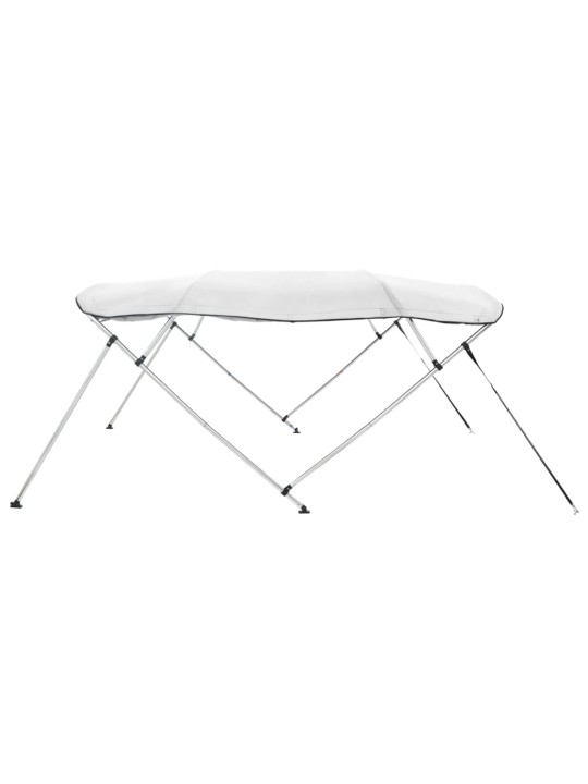 Bimini stříška se 4 oblouky a bočnicemi 243x(200–213)x137 cm