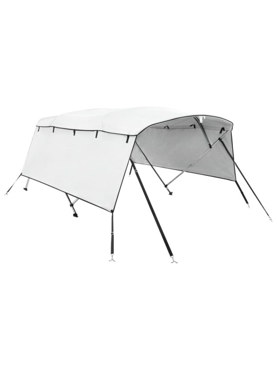 Bimini stříška se 4 oblouky a bočnicemi 243x(230–244)x137 cm