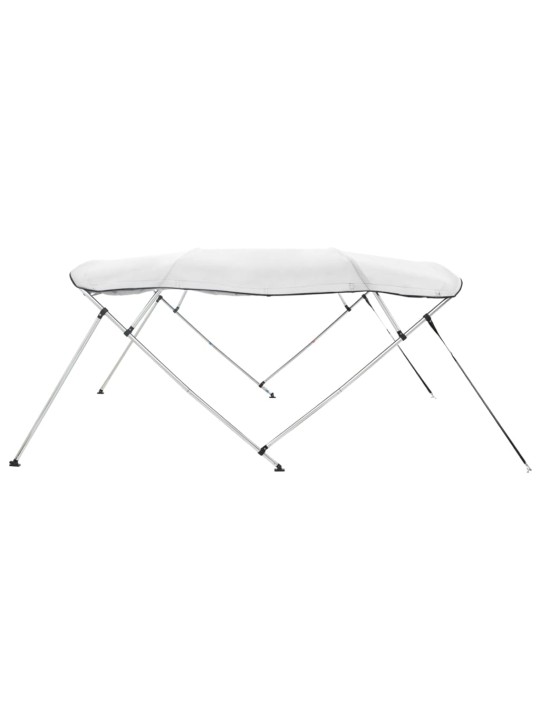 Bimini stříška se 4 oblouky a bočnicemi 243x(230–244)x137 cm