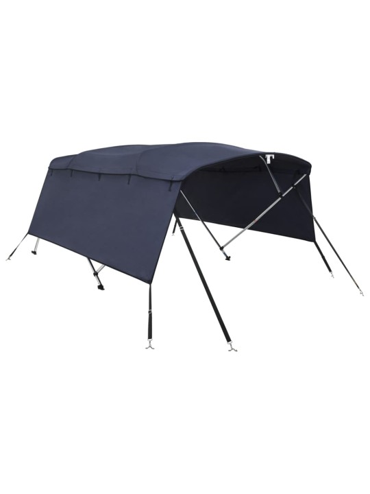 Bimini stříška se 4 oblouky a bočnicemi 243x(170–182)x137 cm