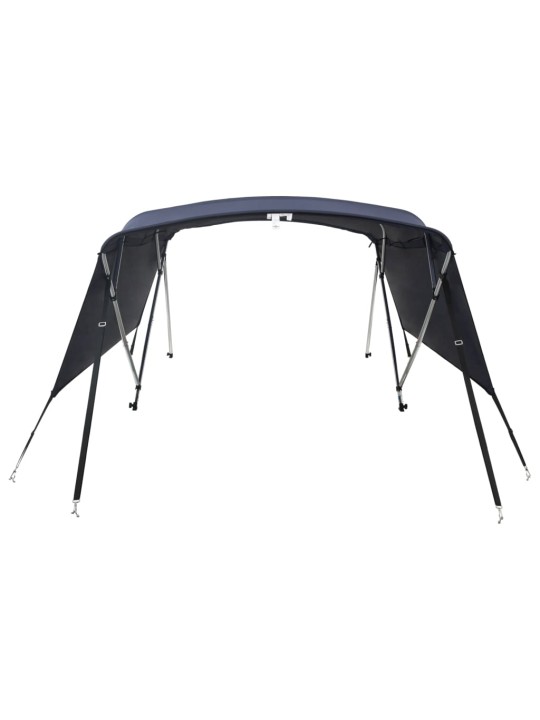 Bimini stříška se 4 oblouky a bočnicemi 243x(170–182)x137 cm