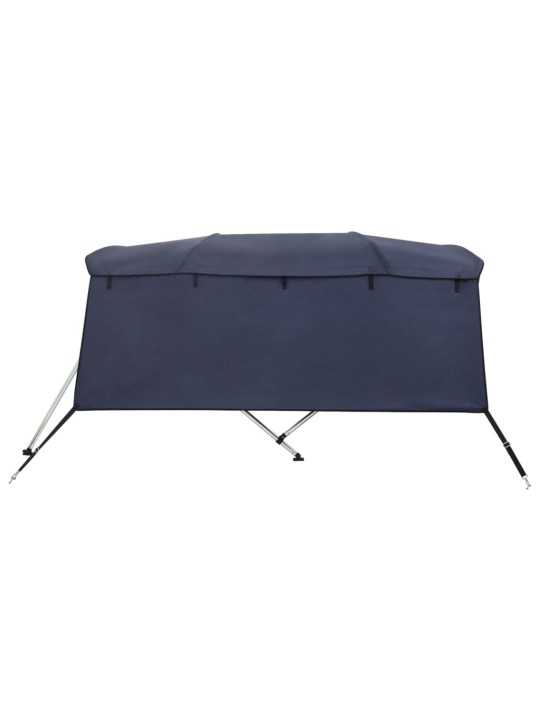Bimini stříška se 4 oblouky a bočnicemi 243x(170–182)x137 cm