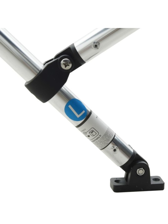 Bimini stříška se 4 oblouky a bočnicemi 243x(170–182)x137 cm