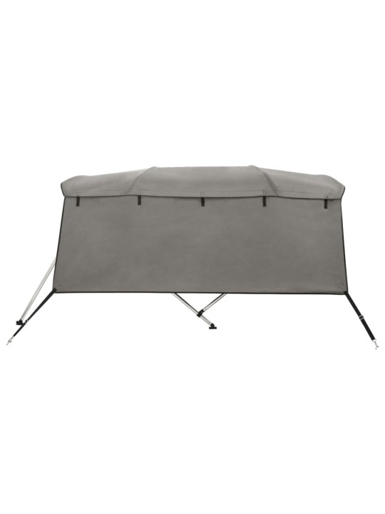 Bimini stříška se 4 oblouky a bočnicemi 243x(170–182)x137 cm