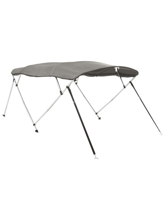Bimini stříška se 4 oblouky a bočnicemi 243x(185–198)x137 cm