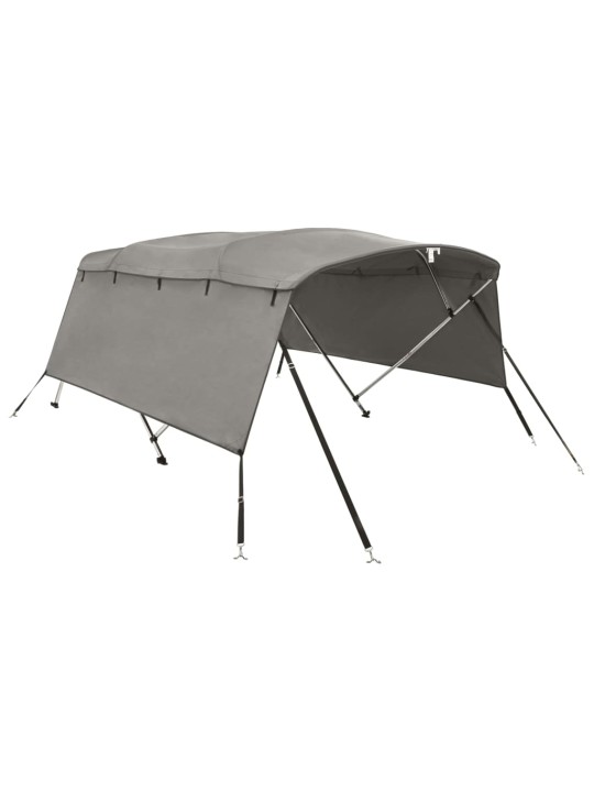Bimini stříška se 4 oblouky a bočnicemi 243x(200–213)x137 cm