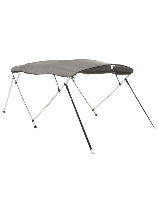 Bimini stříška se 4 oblouky a bočnicemi 243x(200–213)x137 cm