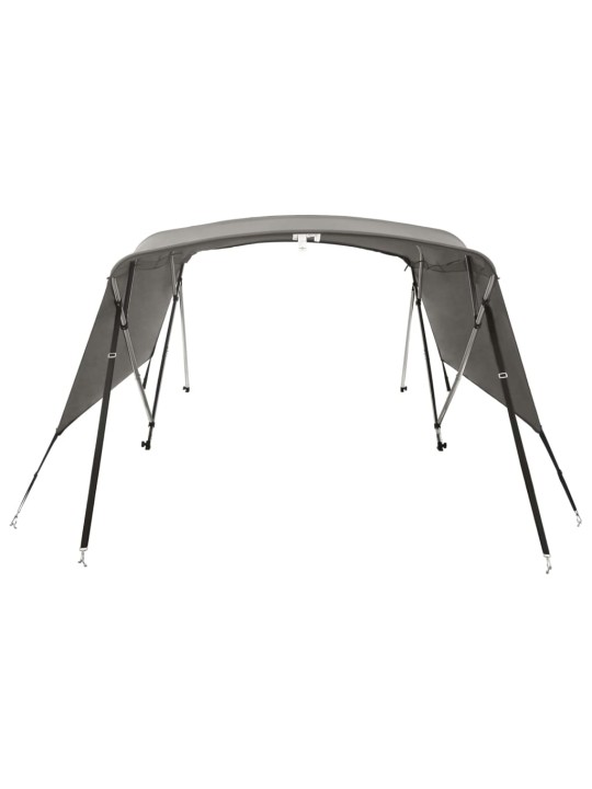Bimini stříška se 4 oblouky a bočnicemi 243x(200–213)x137 cm