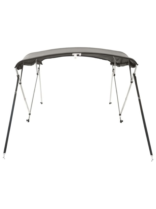 Bimini stříška se 4 oblouky a bočnicemi 243x(200–213)x137 cm