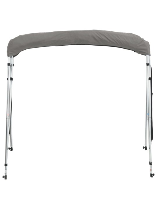 Bimini stříška se 4 oblouky a bočnicemi 243x(200–213)x137 cm