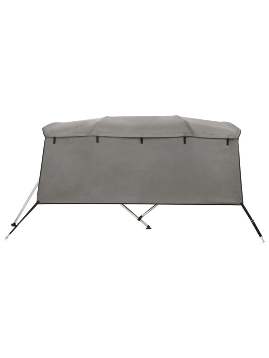 Bimini stříška se 4 oblouky a bočnicemi 243x(200–213)x137 cm