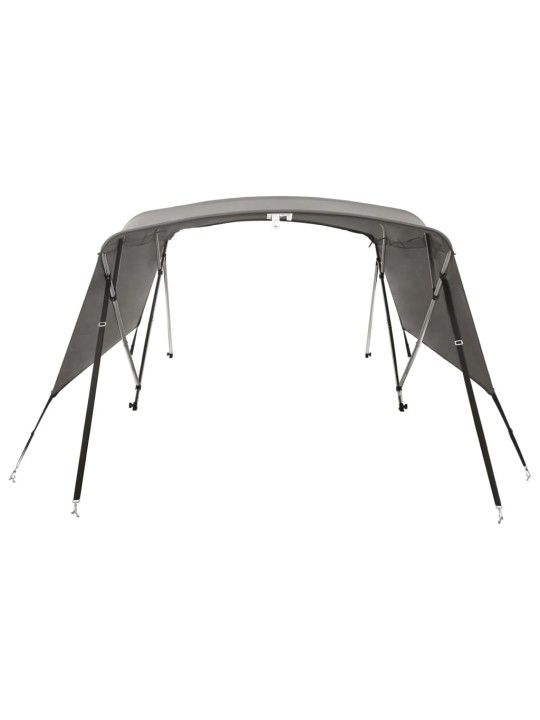 Bimini stříška se 4 oblouky a bočnicemi 243x(230–244)x137 cm