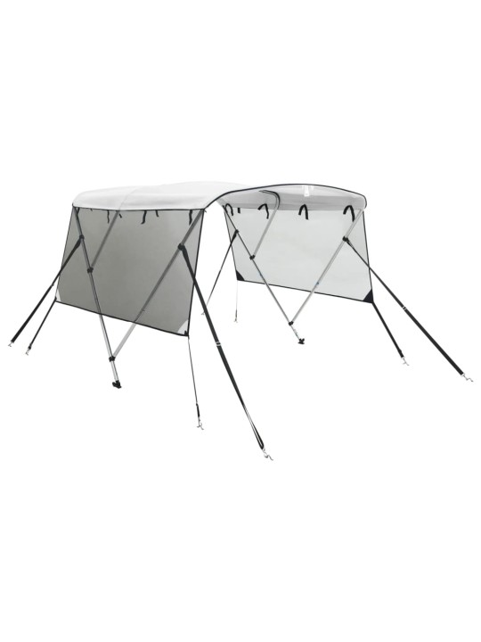 Bimini stříška se 3 oblouky a bočnicemi 183x(137–152)x137 cm