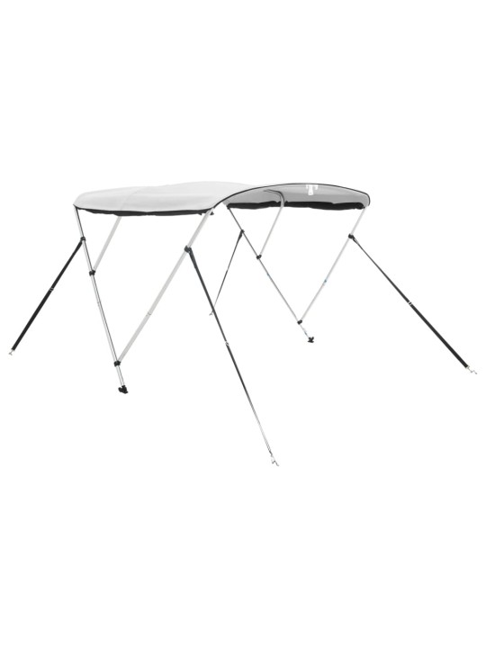 Bimini stříška se 3 oblouky a bočnicemi 183x(137–152)x137 cm